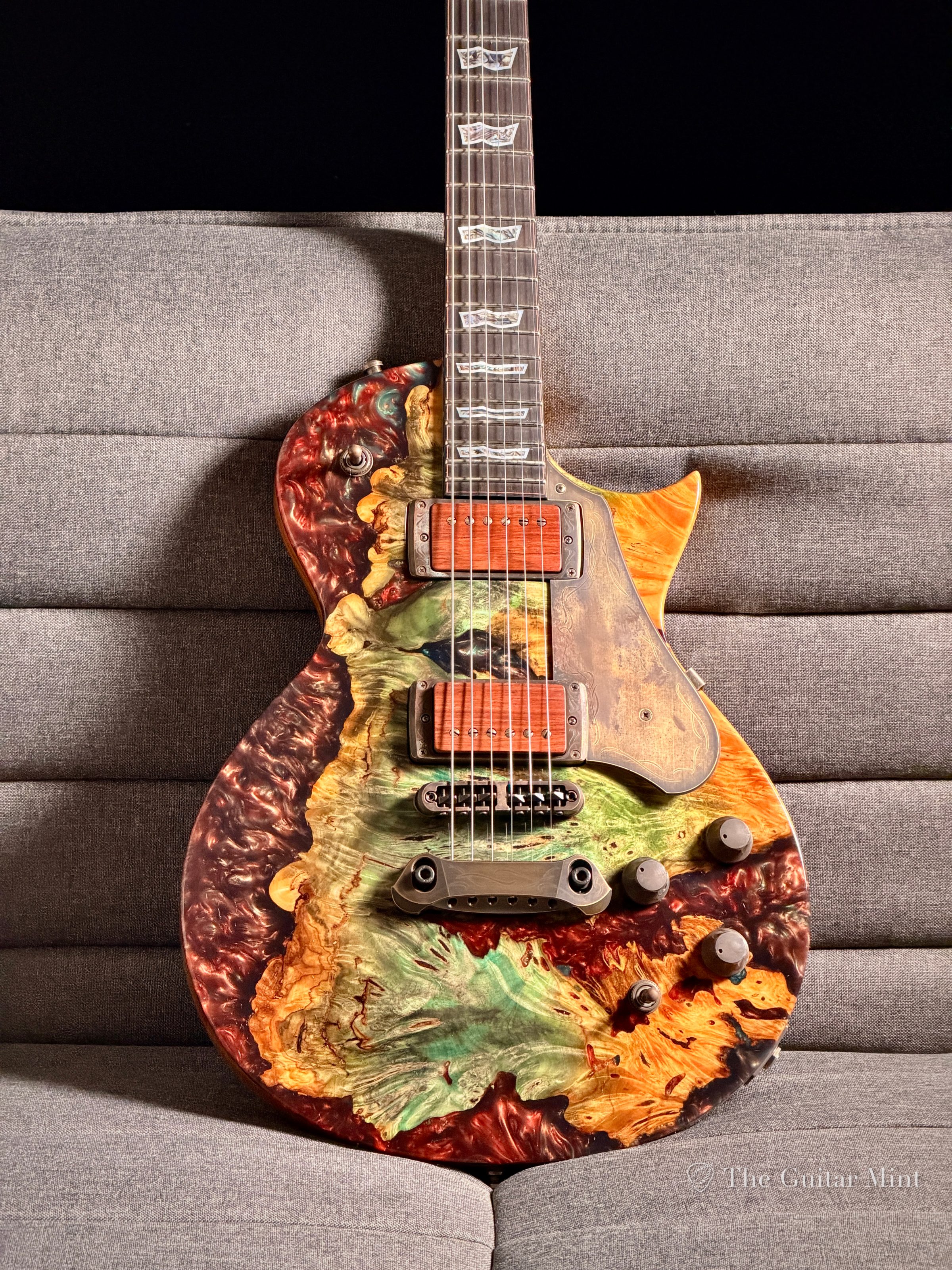 2021 - ESP Exhibition Limited ES-CTM, Burl hybrid wood resin