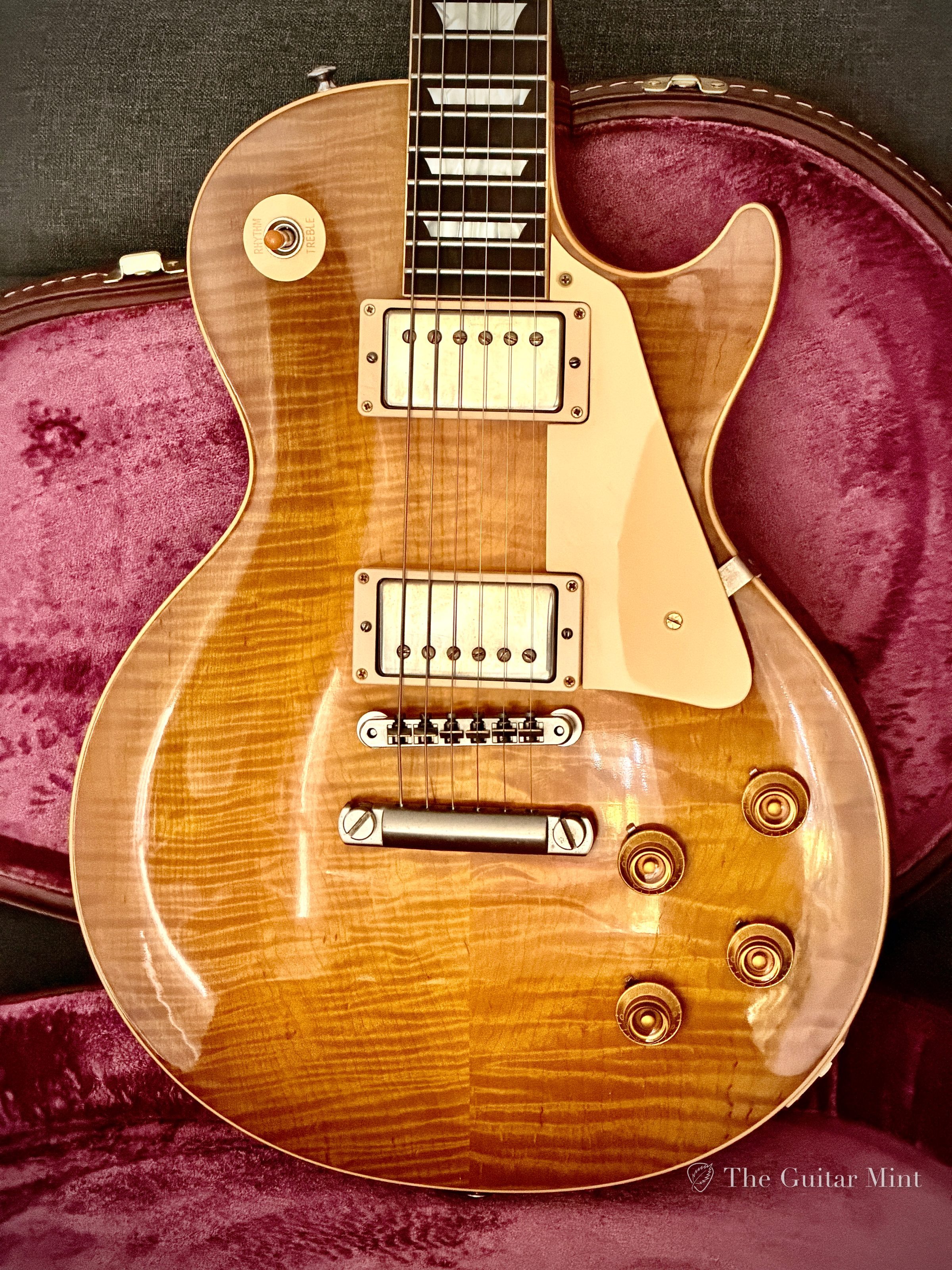 2018 - Gibson Custom Shop Les Paul R9, Brazilian board, Lemon Burst, Mint