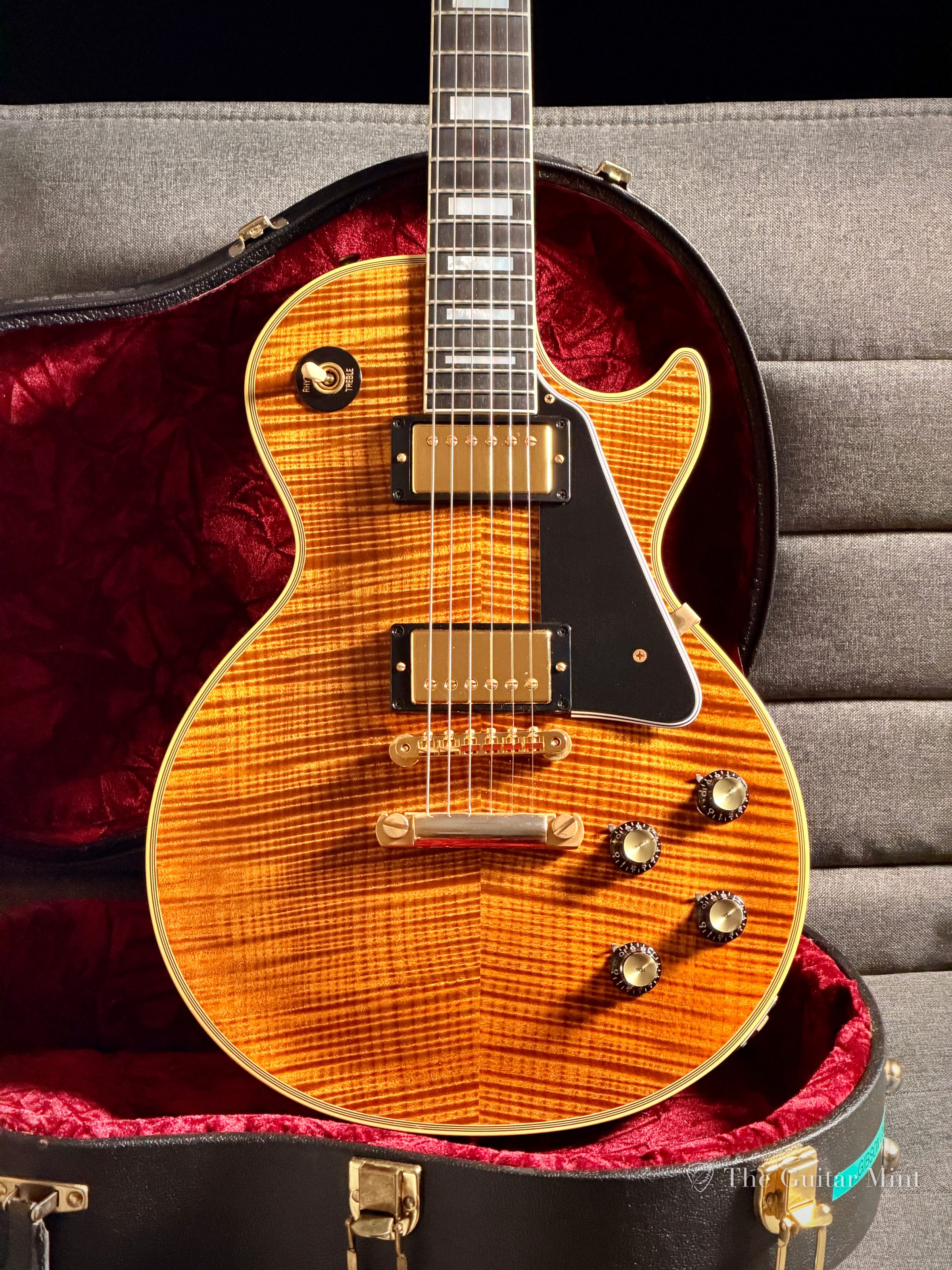 2005 - Gibson Custom Shop '68 Custom Reissue, Flame, Root Beer