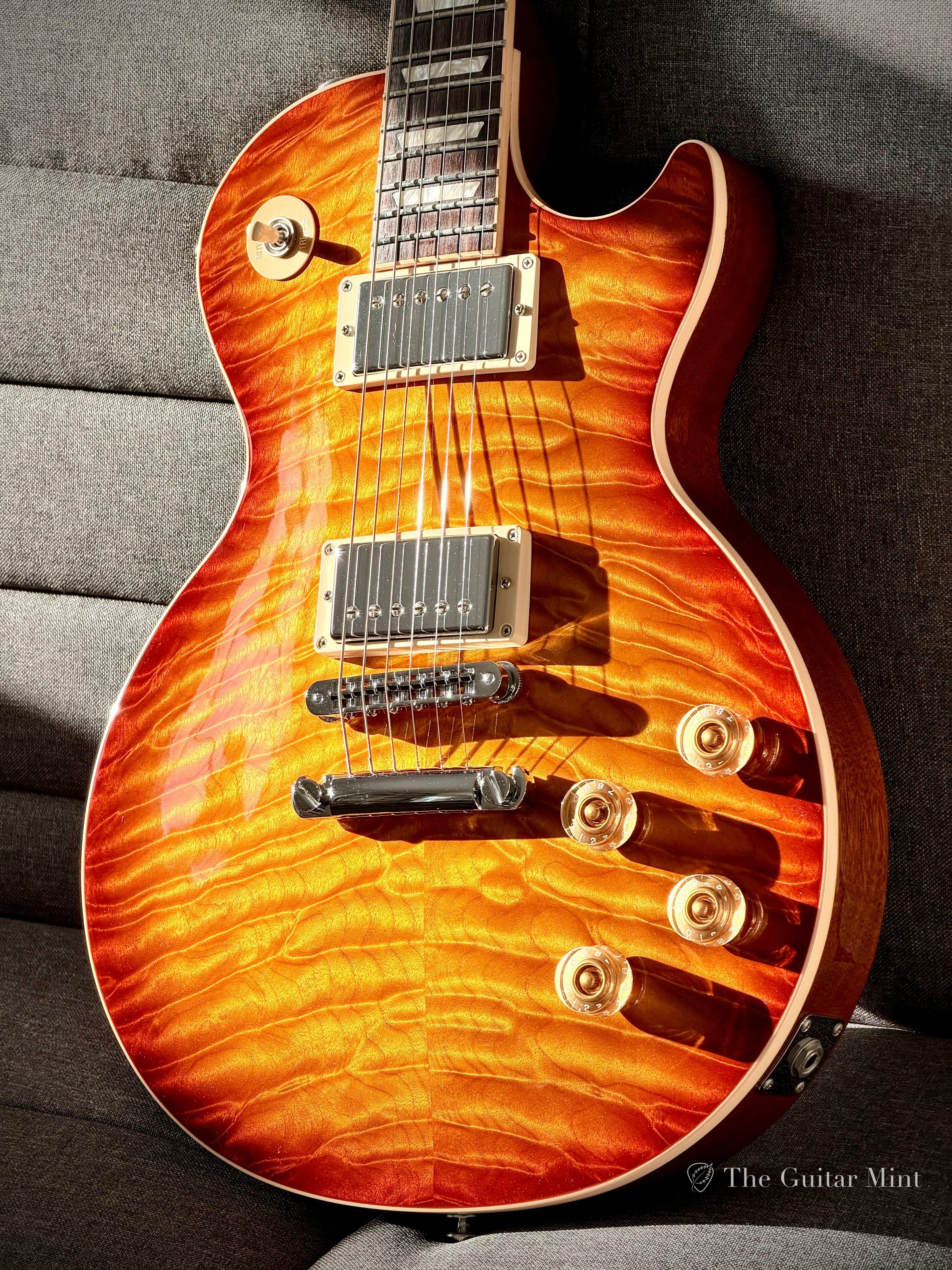 2014 - Gibson Les Paul Standard, 120th Anniversary, Quilt, Hand-selected, Cherry Sunburst, Mint