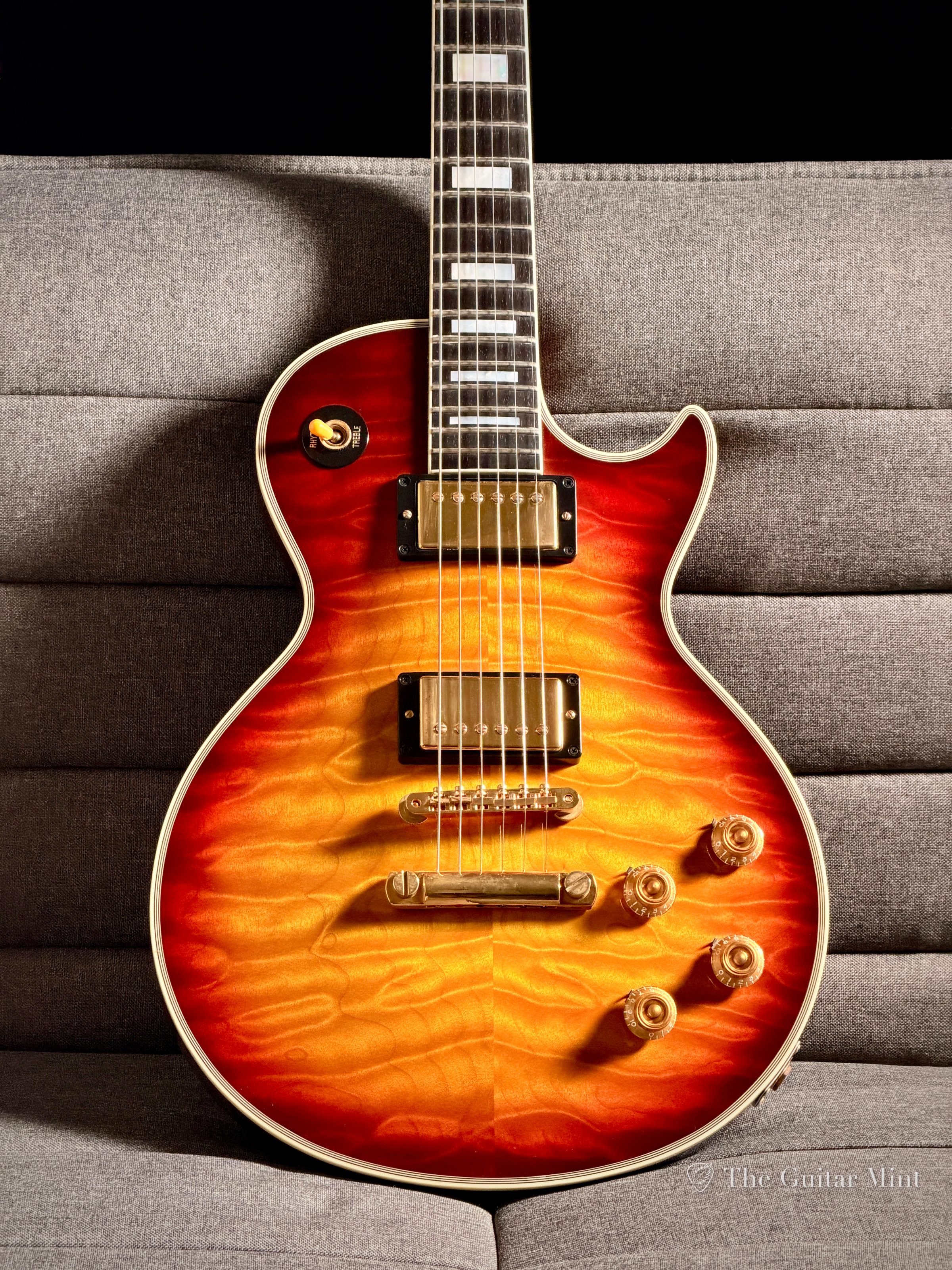 2005 - Gibson Custom Shop Les Paul R9 L5-neck, long scale, Cherry Sunburst