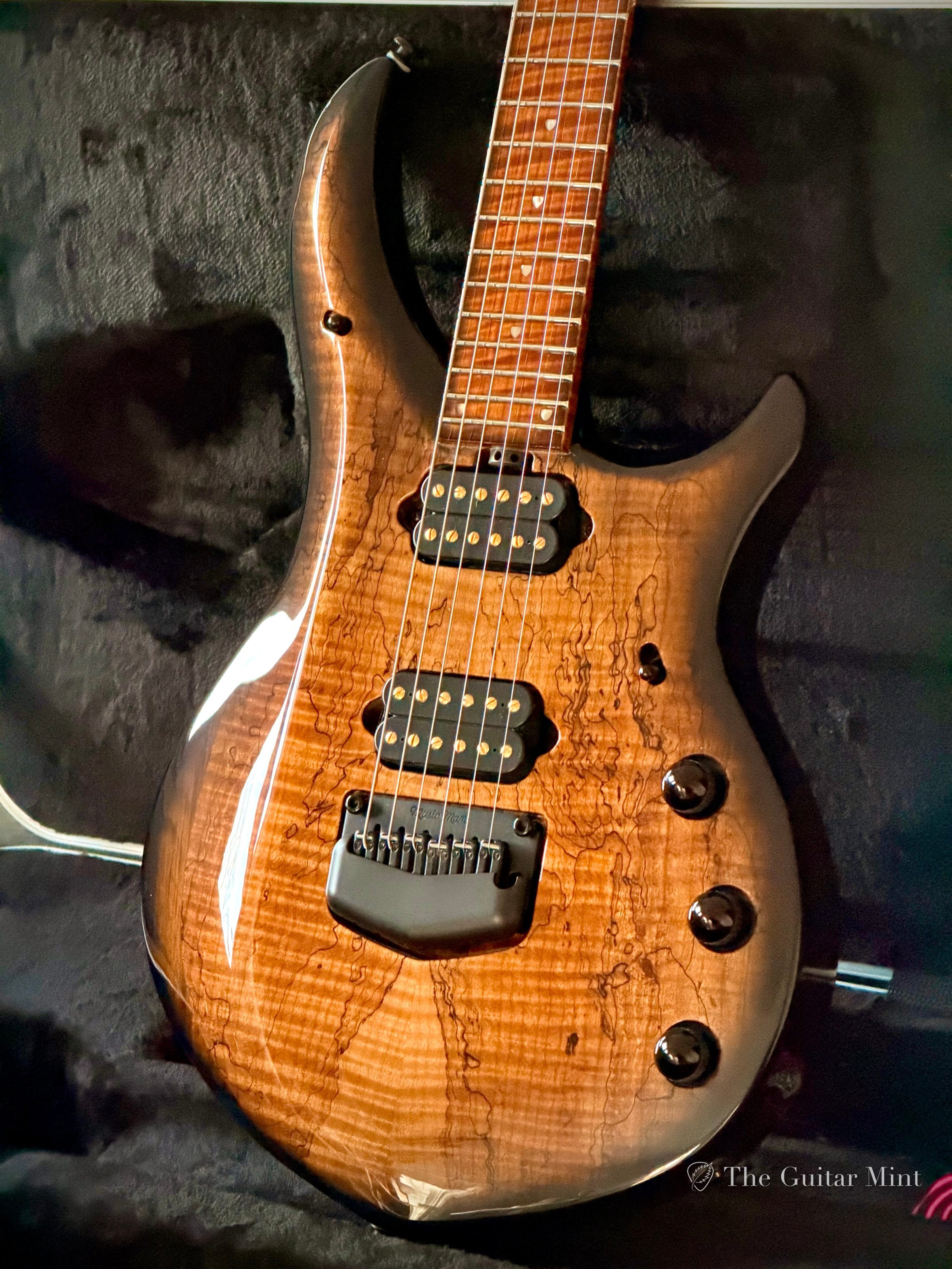 2023 - Earny Ball Music Man John Petrucci Signature Majesty 6 Limited Edition , Spice Melange, Mint