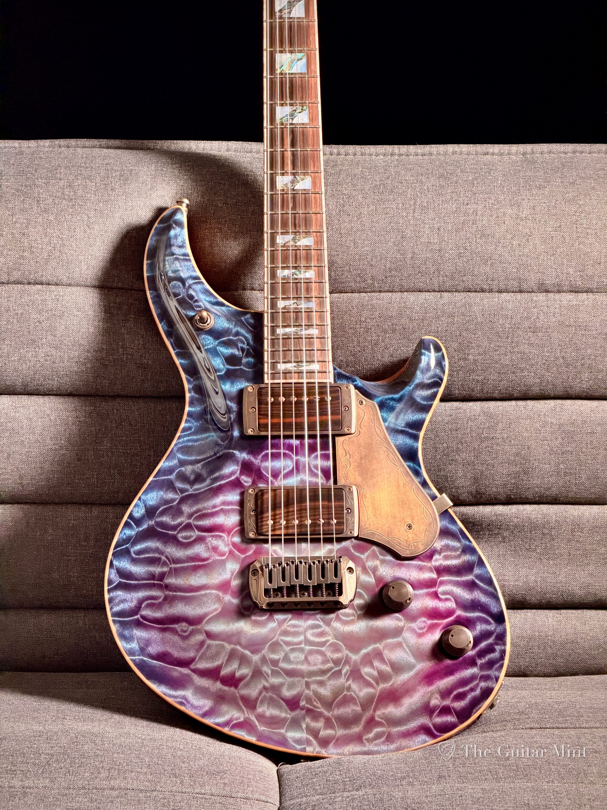 2021 - ESP Exhibition Limited Mystique CTM NT, Blue Purple Fade