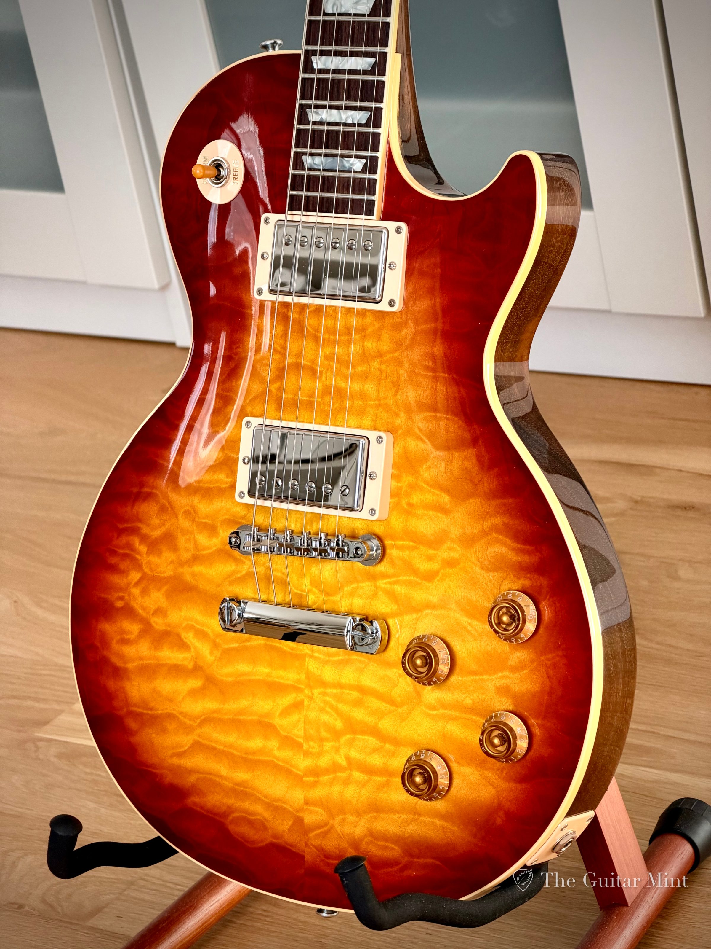 2021 - Gibson Les Paul Axcess Standard, M2M, 5A Quilt, Washed Cherry